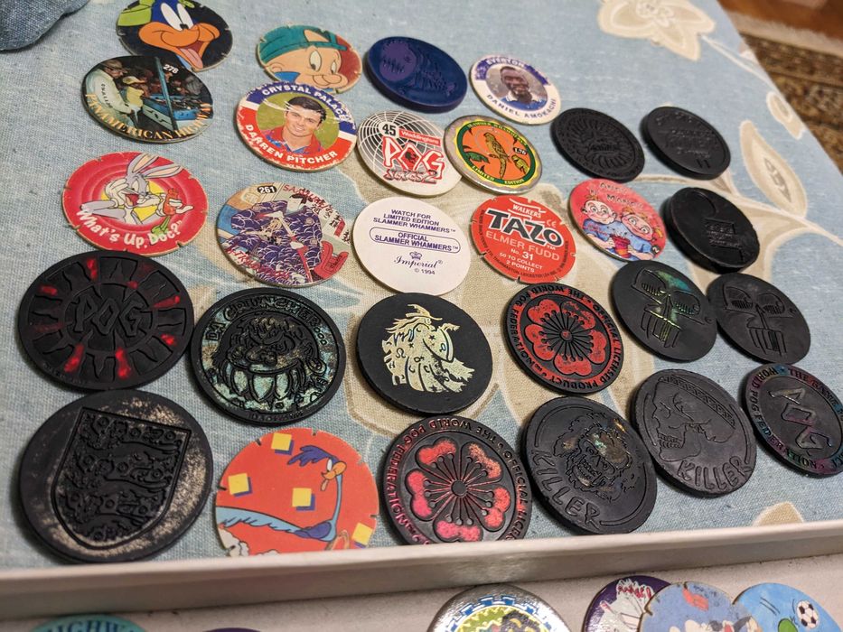 Хописи, бомби от 90-те. American caps, Hoppies, Tazo, Фогис и др