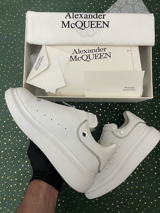 Alexander McQueen Zipper Tooth White