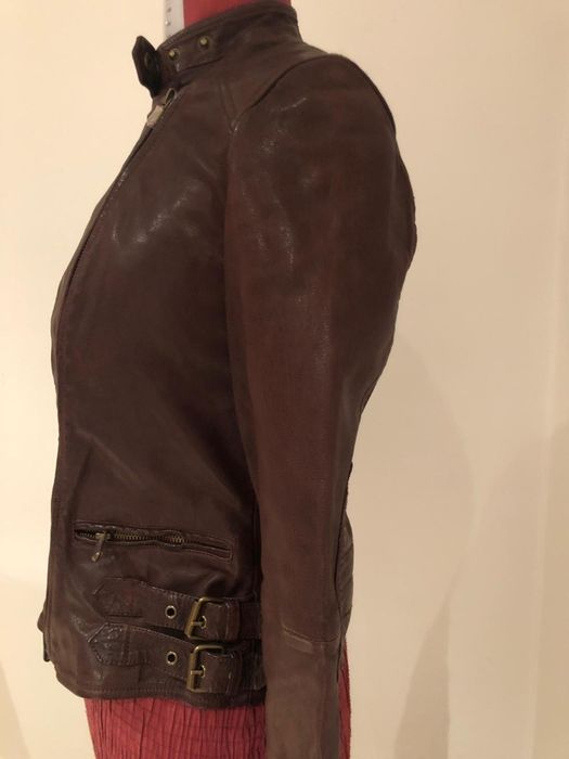 Geaca / Jacheta piele naturala RALPH LAUREN 100% originala, captusita