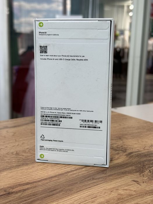Продается Iphone 17 Air 265gb