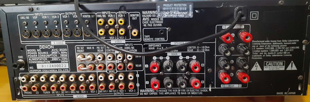 Ресивър DENON AVC-3020