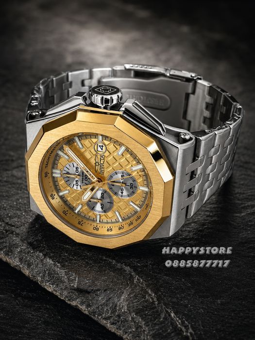 INVICTA Akula steel Gold dial 48 mm, Инвикта нов мъжки часовник