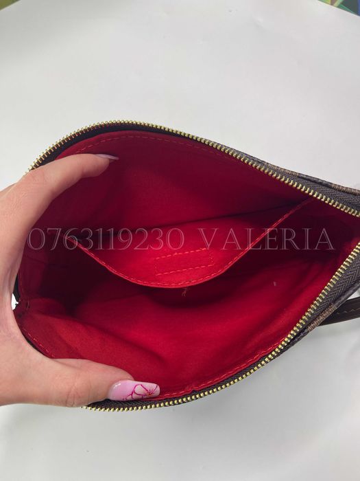 Geanta Poseta - Accessoires LV damier /rosu