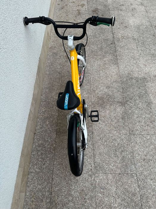 Woom 3 – 16” – bicicletă copii ultraușoară – funcțională – urme utilizare