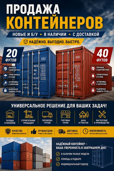 Продажа контейнеров