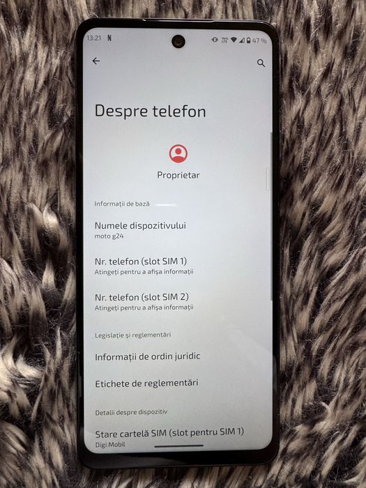 Motorola g24 schimb+ diferenta