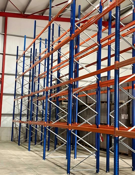 Rafturi metalice MECALUX pentru depozitare paleti
