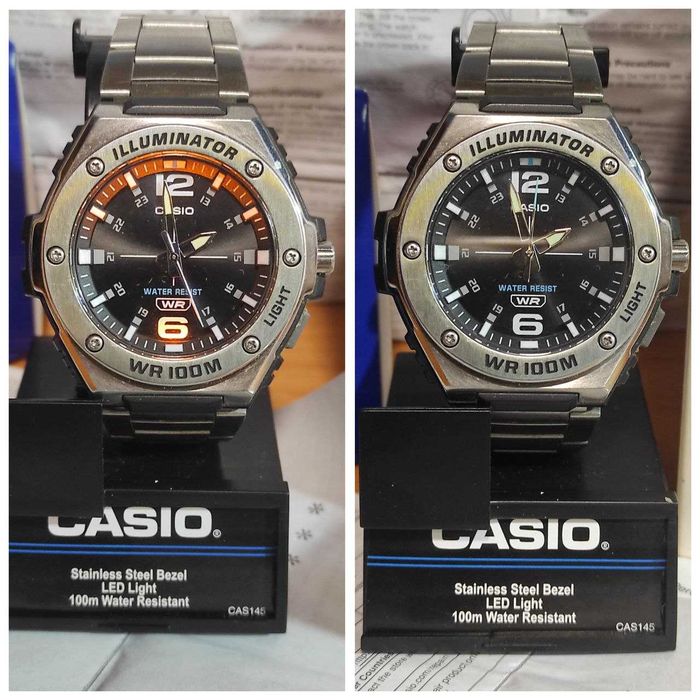 Наручные часы CASIO MWA-100HD-1AVCF ILLUMINATOR WR100M с Подсветкой