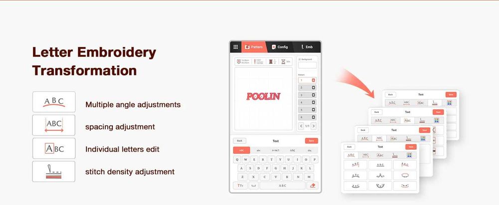 НОВА Бродировъчна Машина POOLIN 100x235 мм, Машина Дигитално Бродиране