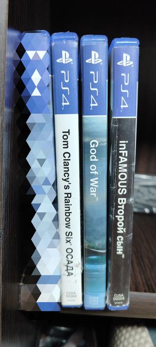 PS4 игры на дисках
