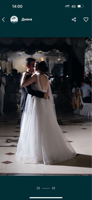свадебное платье