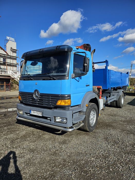 Mercedes Atego basculabil cu macara HDS 18 tone