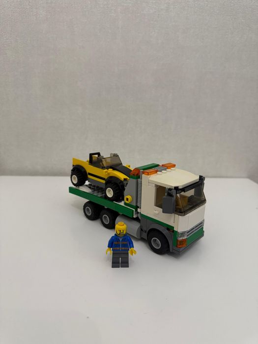 Lego 60097.  лего сити экскаватор и машина