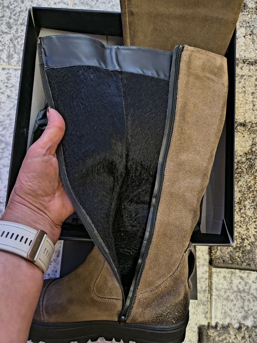 Ботуши  Bianki естествен велур