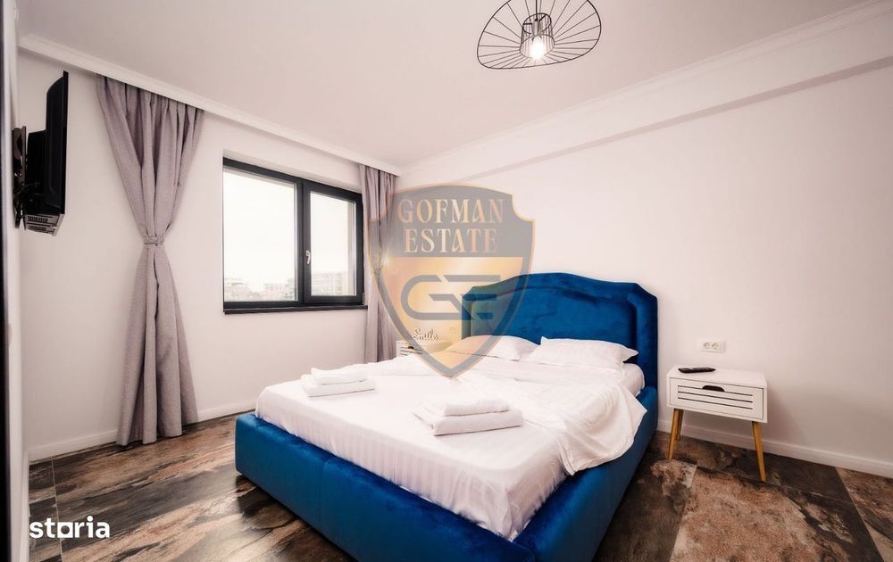 2 camere, Mamaia Nord LIDL mobilat si utilat modern, balcon, et 2, ter