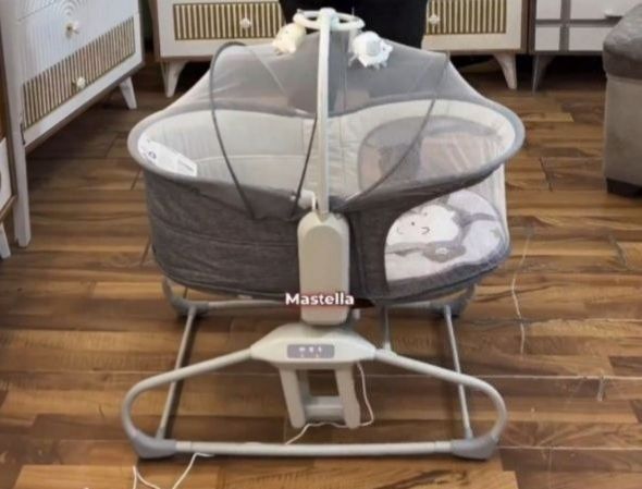 Кроватка-качалка-шезлонг электронные.