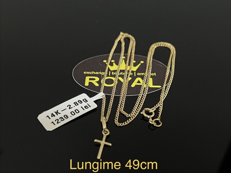 Bijuteria Royal CB: Lant aur unisex 14k 2,89gr