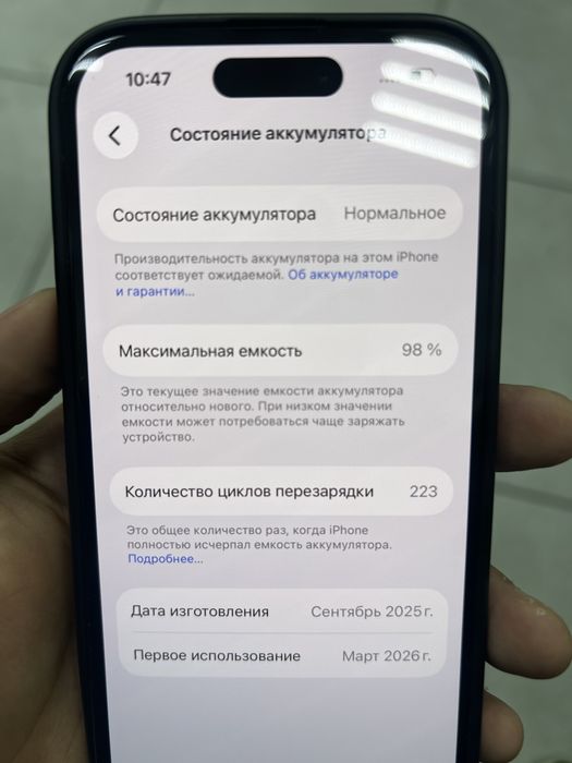 Iphone 15 купил в марте