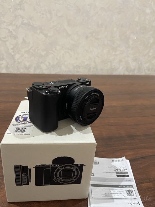Sony zv e10 mark II holati yangidey garantiyasi bor
