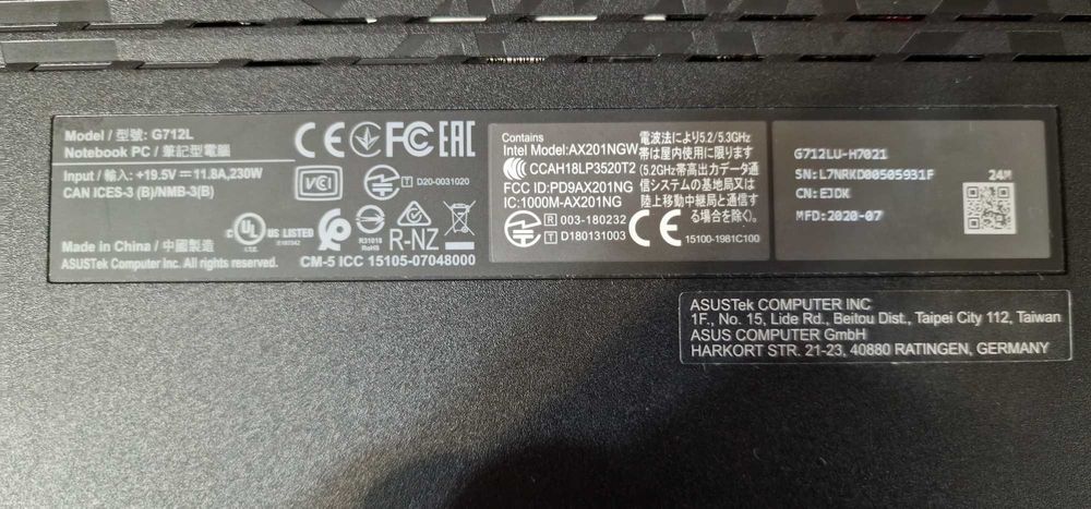 ASUS ROG Strix G17 17,3 inch