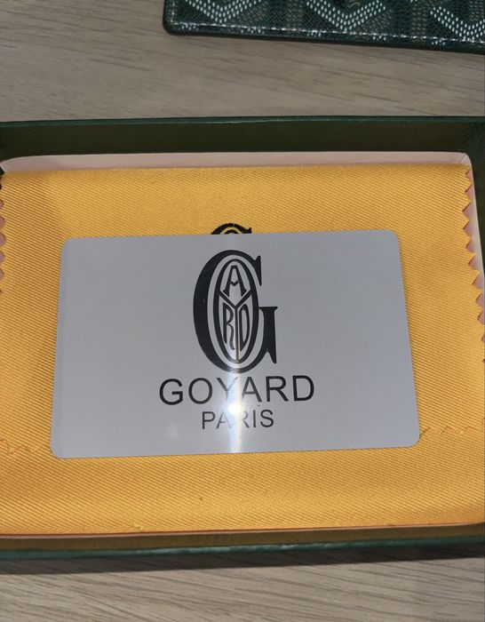 Portofel GoYard Verde pentru carduri