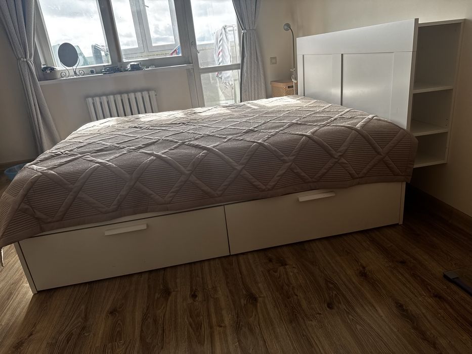 Кровать IKEA BRIMNES 160×200 с ящиками