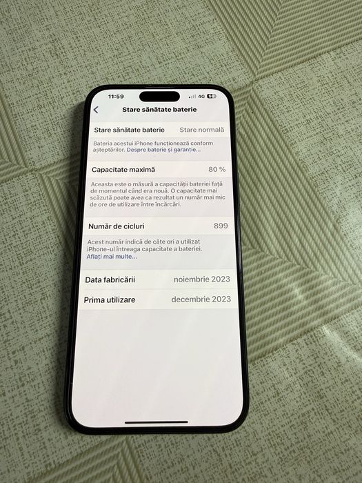 iPhone 15 Pro Max 256GB (nu 17,18,15)