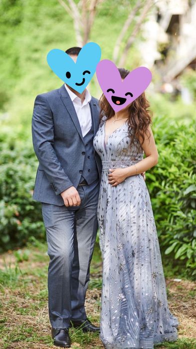 Мъжки втален костюм 3части/сако, елек и панталон.