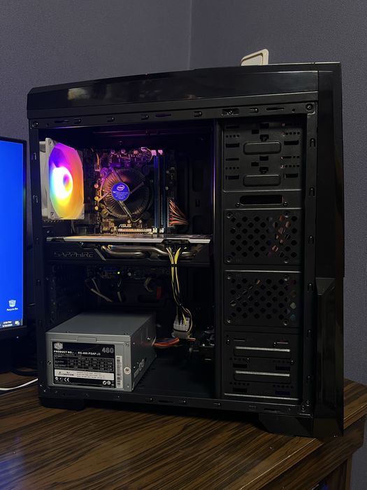Геймърски компютър / i5 3470 / RX 580 8GB / 8GB Ram / SSD 128GB / HDD 500GB