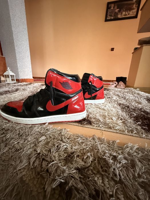 Nike jordan 1 high patent bred