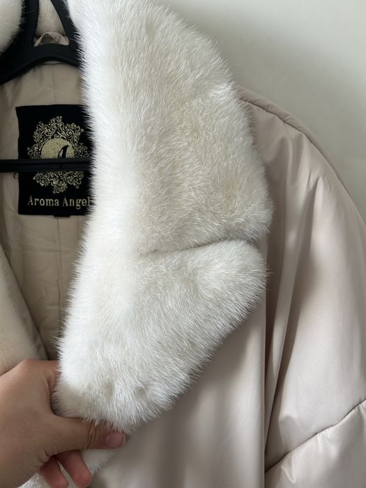 куртка с норковым воротником