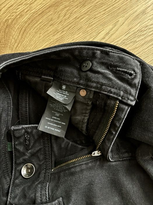 Дънки G-Star RAW, mid bootcut, размер 25/28 (EU 34 XS),черни