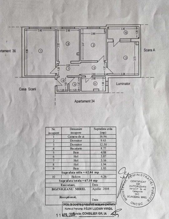 Vând apartament Medgidia