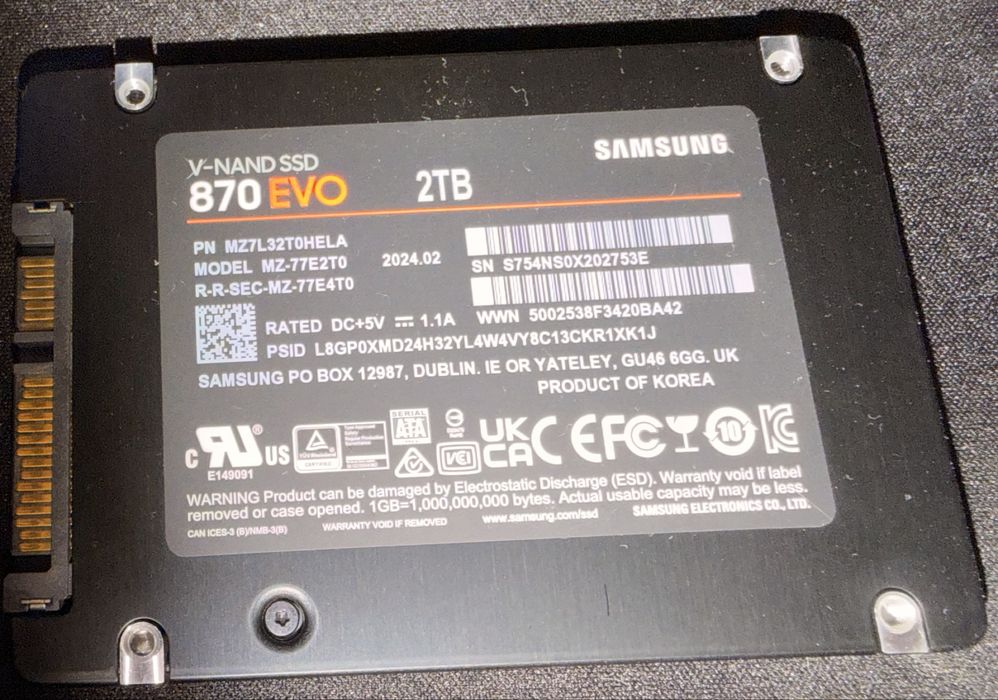 SSD Samsung 2TB