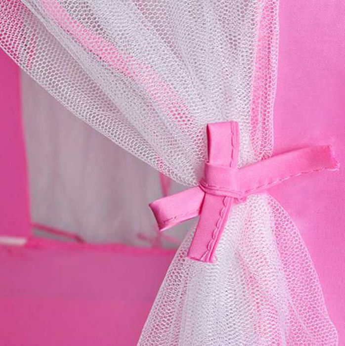 Детска Шатра палатка къщичка PALACE Розова 135 x 135x 140см