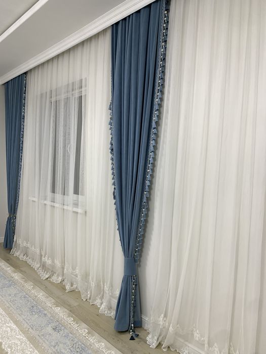 Әдемі перде шторы зал холл