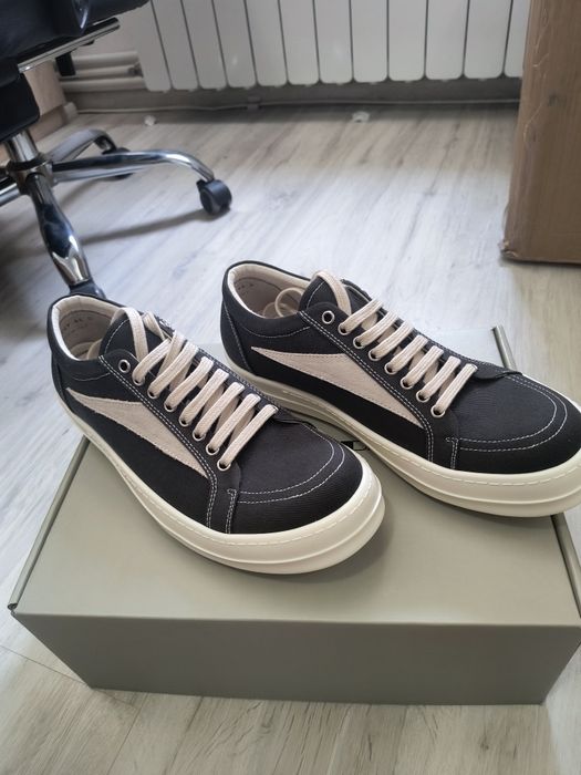 Rick Owens vans canvas black 44