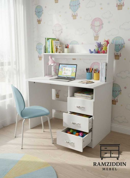 Письменный стол с ящиками | Javon bilan yozuv stoli