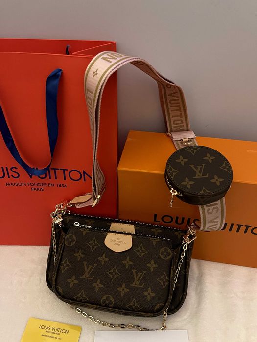 Geantă/Poșetă Lous Vuitton Multi Pochette Pink 24x13x5