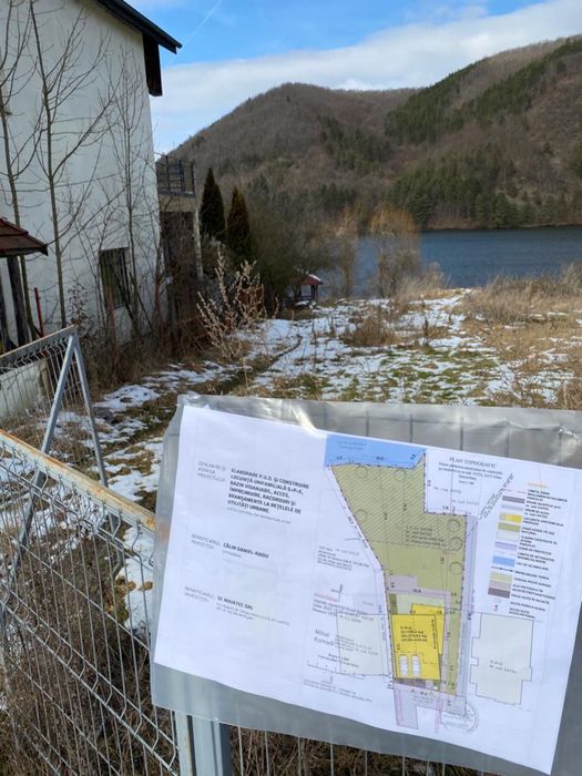 Teren 700 m2 cu iesire la lac AUTORIZAT  cabana/ pensiune 8-12 camere Somesu Cald Tarnita