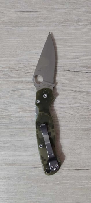 Spyderco paramilitary 2. Нож для чистки овощей.