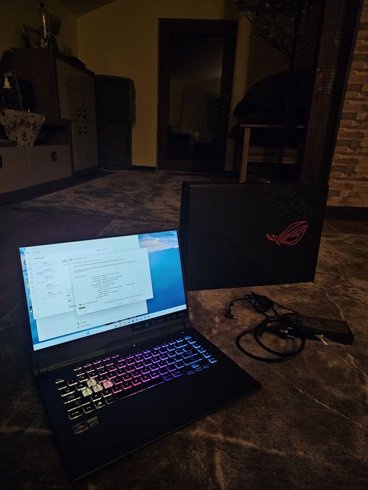 • Laptop Gaming Asus Rog G513 | Ryzen 7 6800H 4.7GHz | RTX 3050 | SSD
