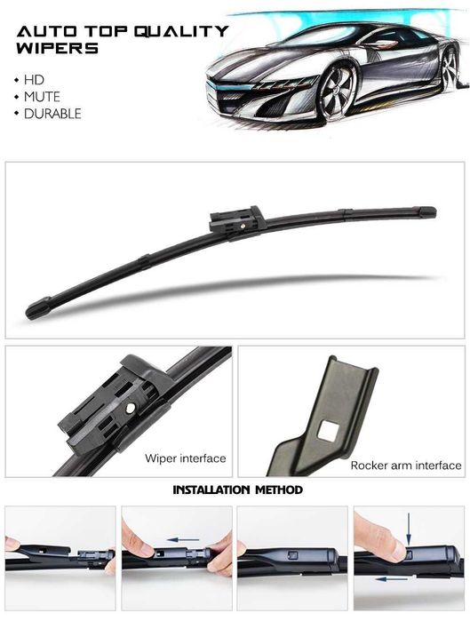 Чистачки предни за VW PASSAT B6 24 +19 2005-2010
