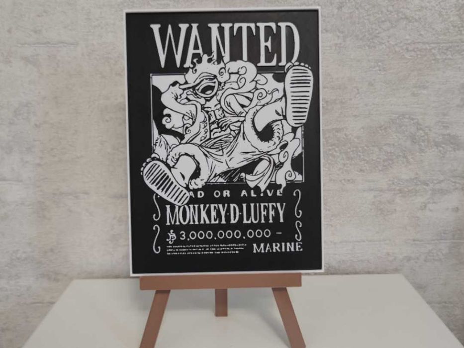 Poster One Piece Wanted Luffy