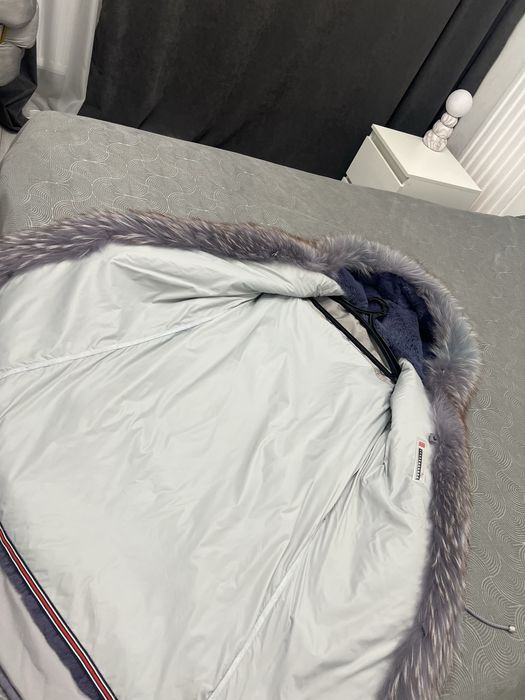 Куртка парка лилового цвета