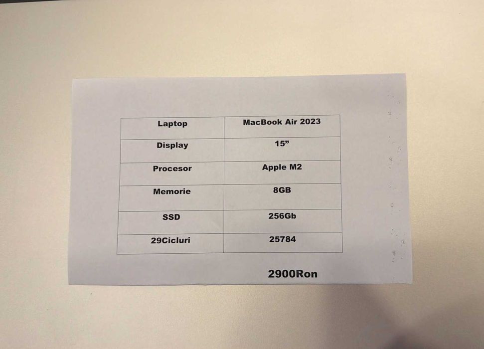 MacBook Air 2023 M2 256GB