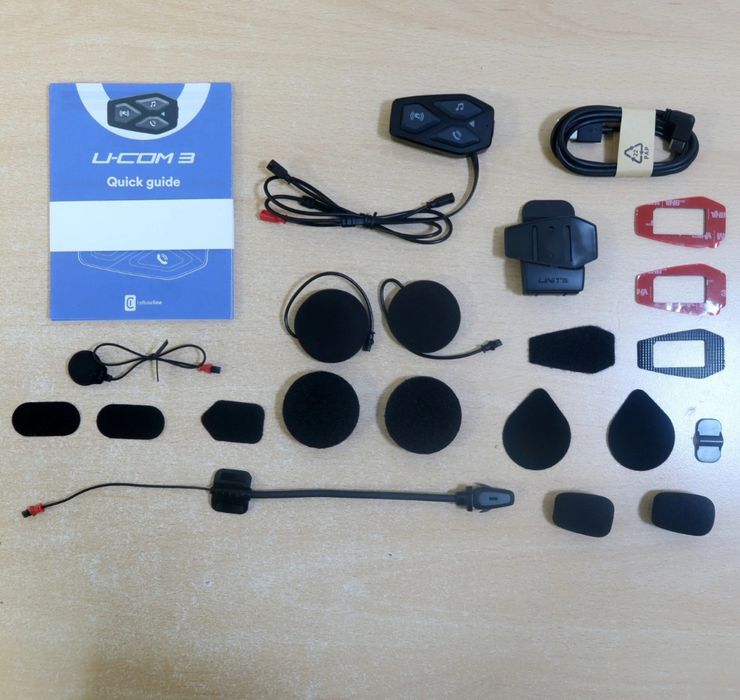 Bluetooth Headset Интерком за каска за мотор Interphone U-COM 3HD