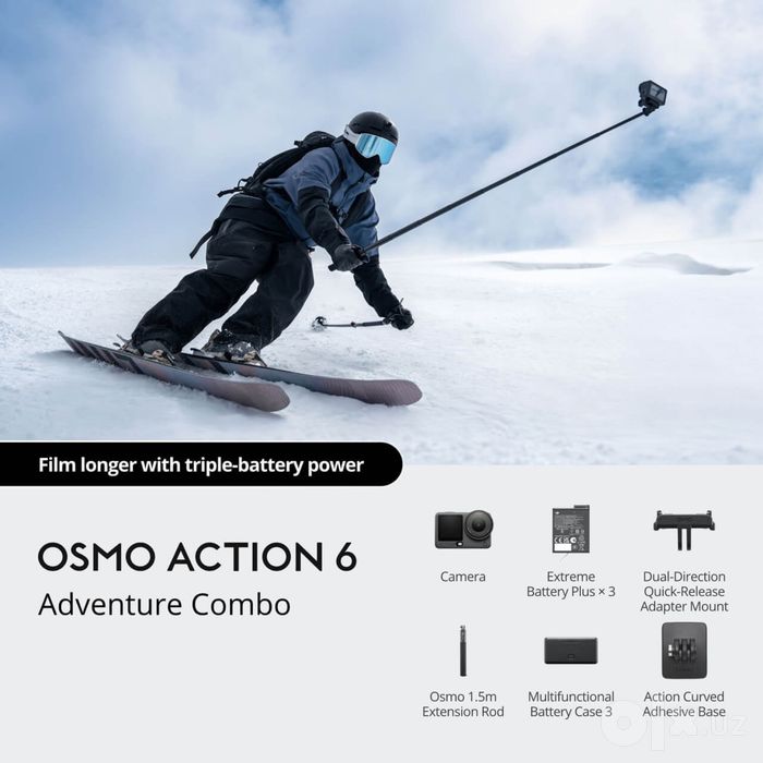 DJI osmo action 6 adventure combo. 3oy do’kondan kafolat