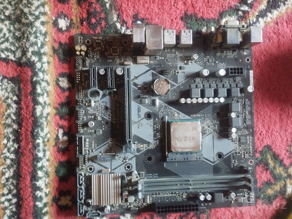 Продам комплект AM4: Ryzen 5 2600 + ASUS Prime B450M-K