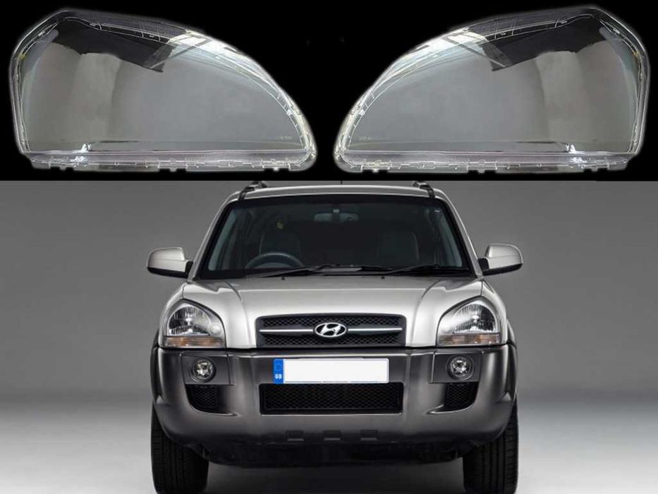 Стъкла за фарове на Hyundai Tucson (2004-2010)  555